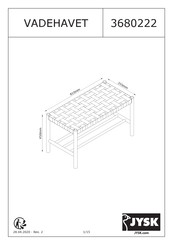 Jysk 3680222 Manual