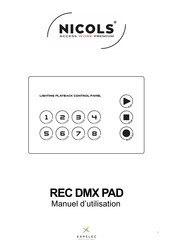 ExPelec Nicols REC DMX PAD User Manual