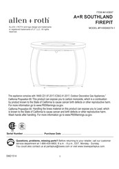 Allen + Roth FHWS80079-1 Manual