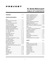 PREVOST Motorcoach XL Series Operator's Manual