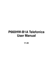 TELEFONICA P660HW-B1A User Manual