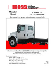 Boss 8060 UBI Operator's Manual