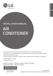 LG MULTI V ARNU24GTTA4 Installation Manual