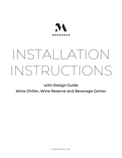 Monogram ZDWI240 Installation Instructions Manual