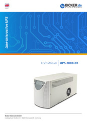Bicker UPS-1000-B1 User Manual