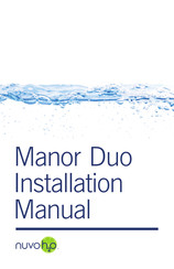 NuvoH2O Manor Duo Installation Manual