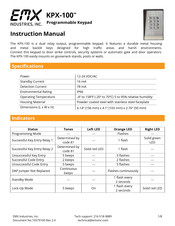 EMX Industries KPX-100 Instruction Manual