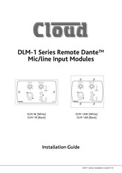 Cloud Remote Dante DLM-1AB Installation Manual