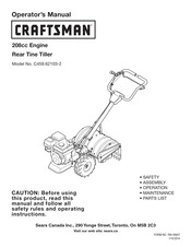 Craftsman C459.62103 Operator's Manual