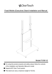 Clear Touch FIXM-V2 Installation And Manual
