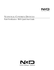 NCD PR60-9 MIRCC1 WIFI Quick Start Manual