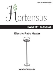 Hortensus HOR-EPH1500W Owner's Manual