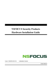 NSFOCUS NIDS NX5-CH6330 Installation Manual