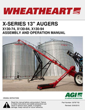 AGI WHEATHEART X Series Assembly And Operation Manual