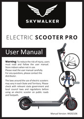 Skywalker ELECTRIC SCOOTER PRO User Manual