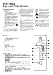 Memorex MSB310 Instructions