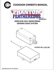 Cookson Phantom Featheredge 6,225,768 Owner's Manual