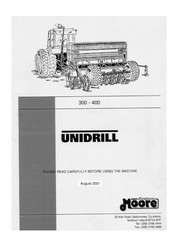 Moore UNIDRILL 300 Manual