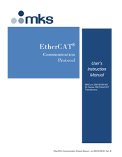MKS EtherCAT 390 Series User Instruction Manual