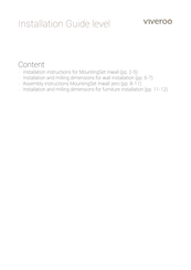 viveroo level Installation Manual