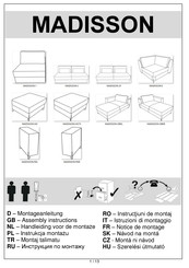 Agata Meble MADISSON Assembly Instructions Manual