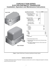 Fairchild TFXPD5200 Installation, Operation And Maintenance Instructions