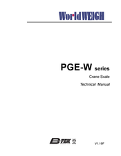 B-tek Scales WorldWEIGH PGE-W5 Manuals | ManualsLib