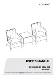 Costway HW65850 User Manual