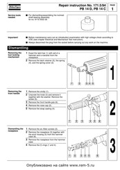 Atlas Copco PB 14 D Quick Start Manual