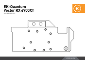 ekwb EK-Quantum Vector RX 6700XT User Manual
