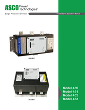 ASCO POWER TECHNOLOGIES 453 Installation & Operation Manual
