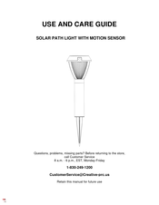 Hampton Bay 50180 Use And Care Manual