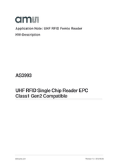 AMS AS3993/81 Application Note