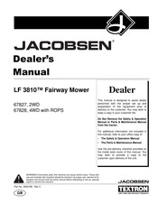 Jacobsen 67828 Dealer's Manual