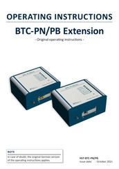 HS-Technik BTC-PB Operating Instructions Manual