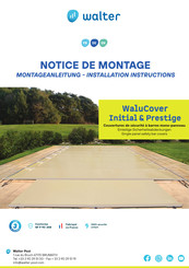 Walter WaluCover Initial Installation Instructions Manual