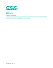 ESS ES9080Q Manual