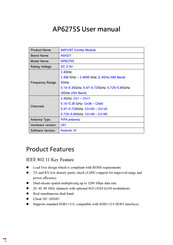 Askey AP6275S User Manual