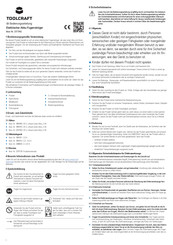 TOOLCRAFT 2377042 Operating Instructions Manual