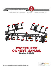 WAM WATERMIZER 3330 Owner's Manual