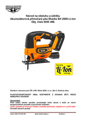 SHARKS SHK 496 Instruction For Operation And Maintenance