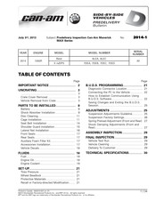 BRP Can-Am Maverick Base 6LEA 2014 Manual