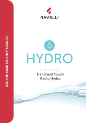Ravelli Hydro Use And Maintenance Manual