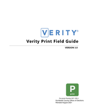 Verity Audio Print Field Manual