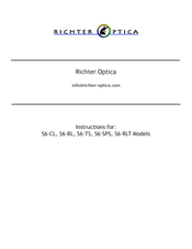 Richter Optica S6-CL Instructions Manual