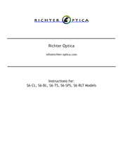 Richter Optica S6-BL Instructions Manual