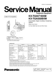 Panasonic KX-TGA550BXM Service Manual