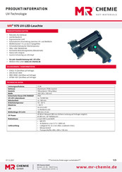 MR Chemie 975 User Manual