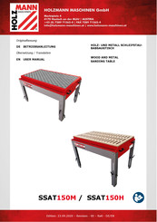 HOLZMANN MASCHINEN SSAT150H User Manual