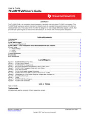Texas Instruments TLV3801EVM User Manual